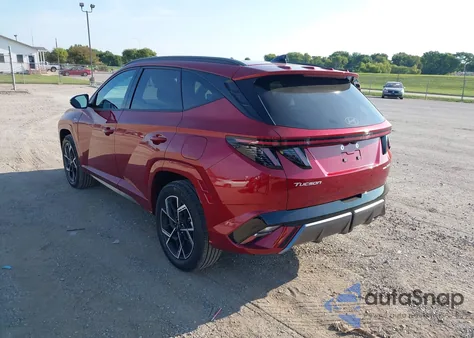 2025 Hyundai Tucson Hybrid N Line from USA, damaged, VIN KM8JFDD11SU251713